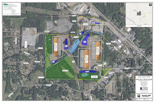 Project Iron Spur aerial overlay exhibit preview