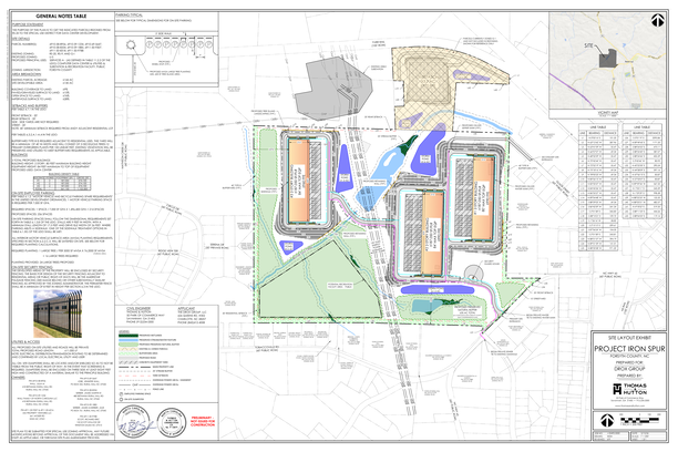 Project Iron Spur rezoning exhibit preview